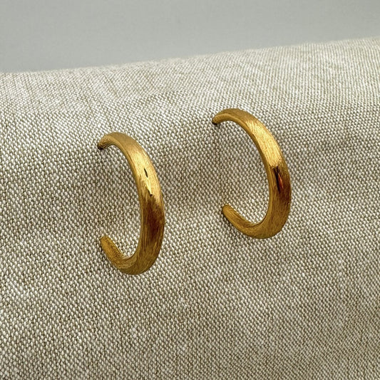 Brushed Moon Hoops