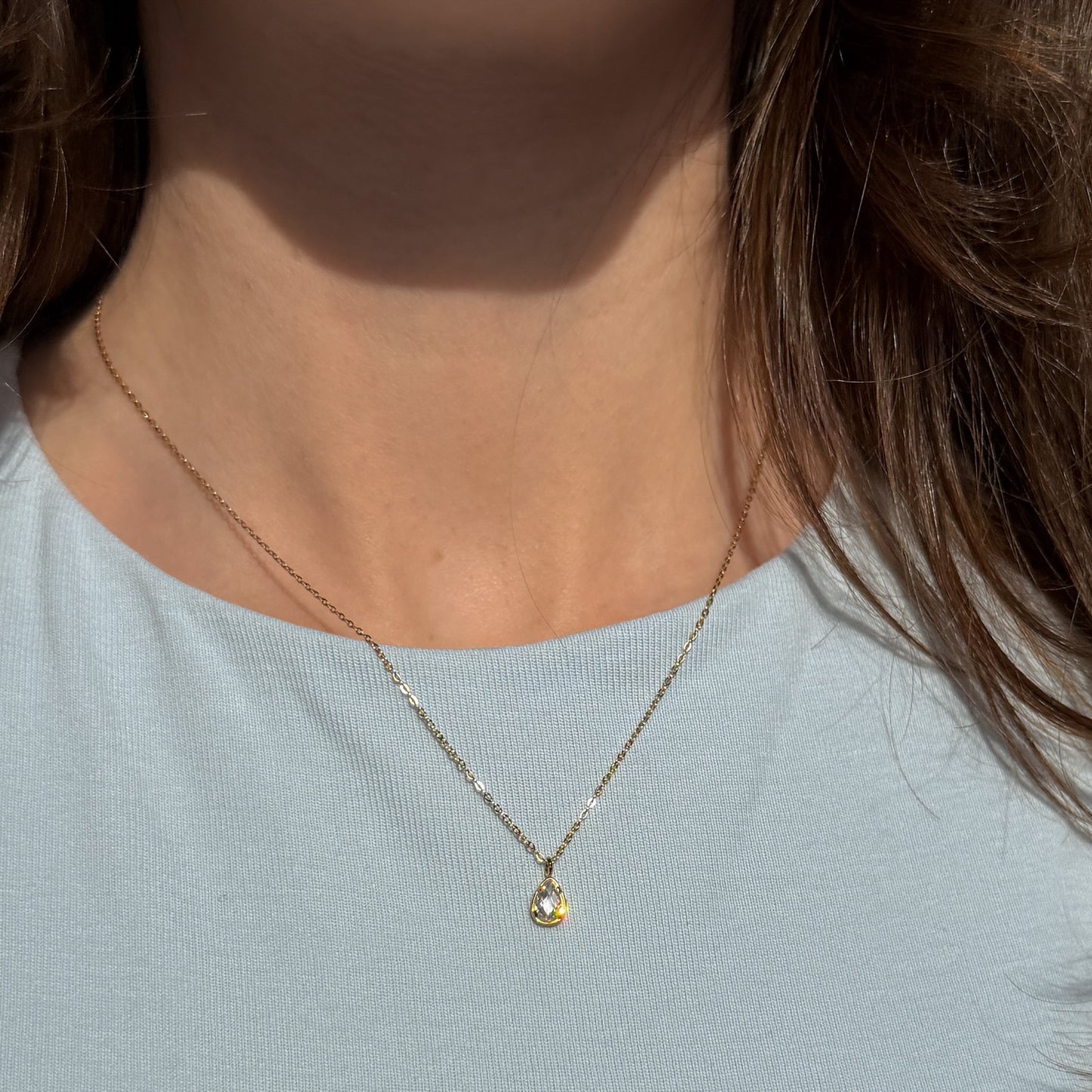 Crystal Drop Necklace