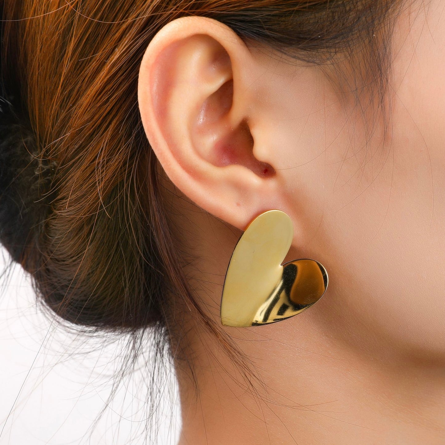 Golden Valentine Earring