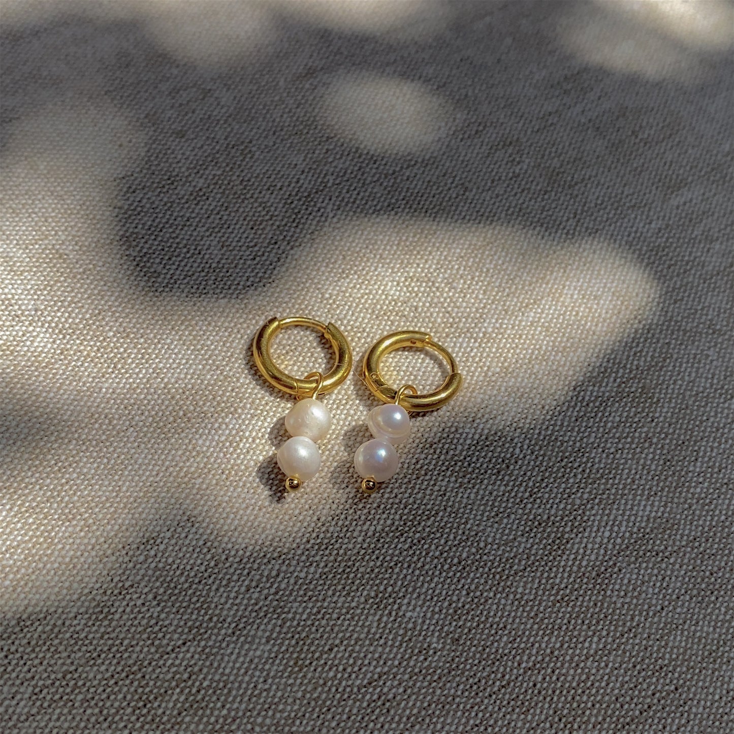 Pearl Hoops