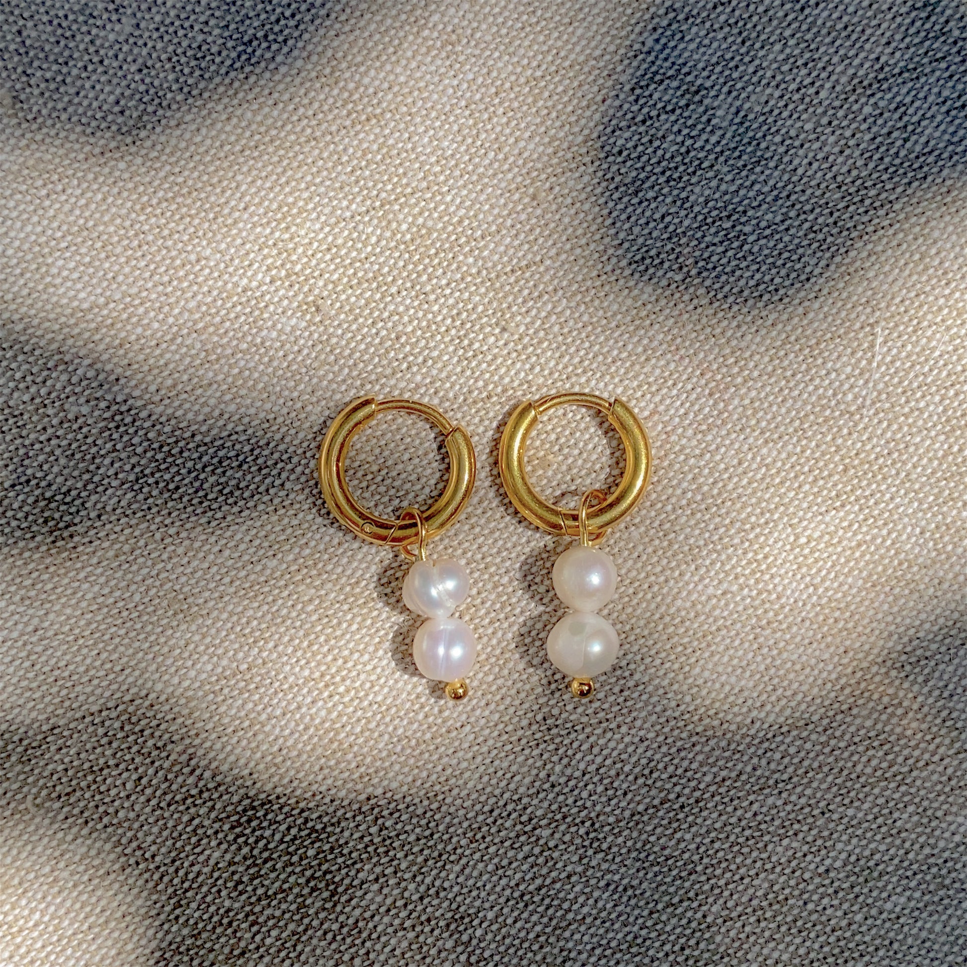 Pearl Hoops