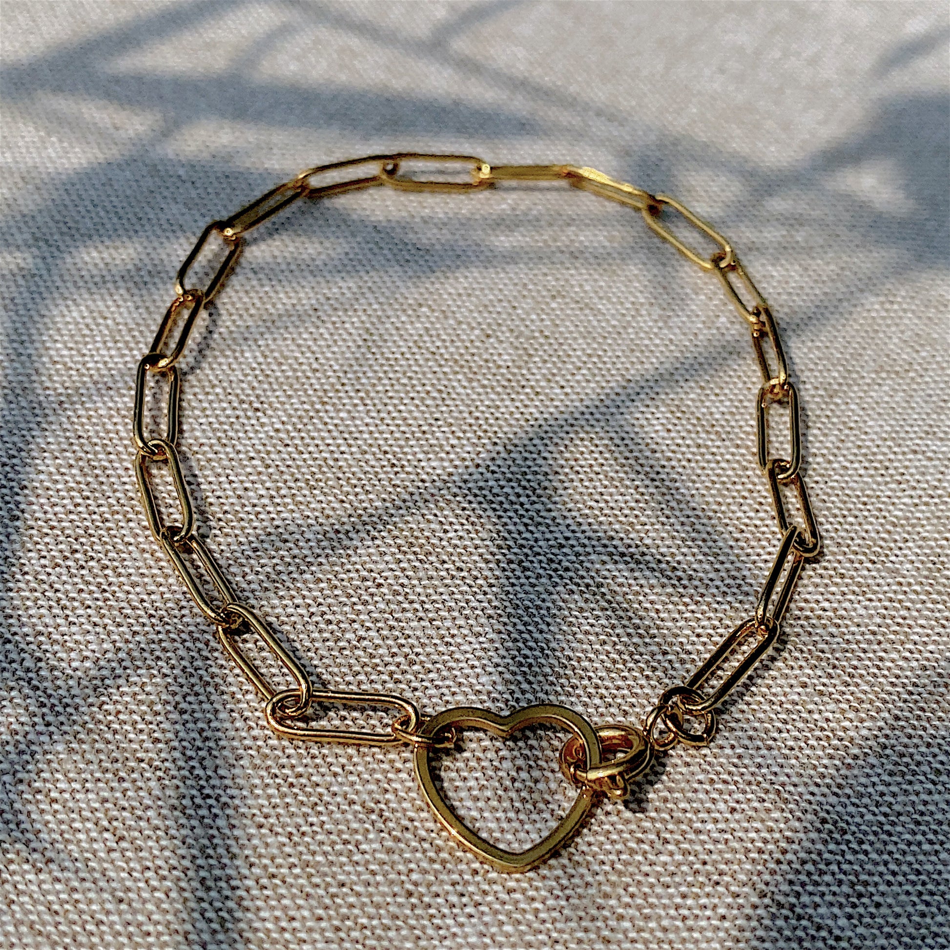 Heart Chain Bracelet