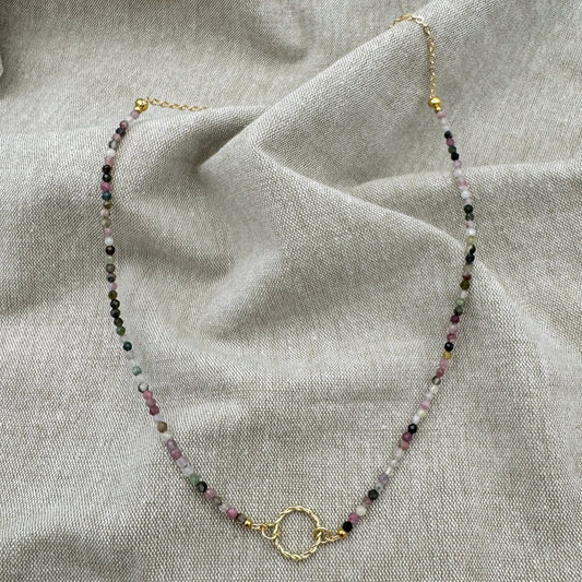 Unique Twisted Ring Necklace