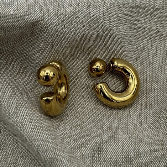 Reversible Golden Hoops