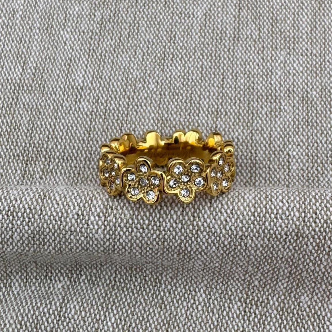 Flower Zirkonia Ring